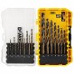 DeWALT Black & Gold HSS grąžtų rinkinys metalui (19 vnt.) DeWALT Black & Gold HSS grąžtų rinkinys metalui (19 vnt.)